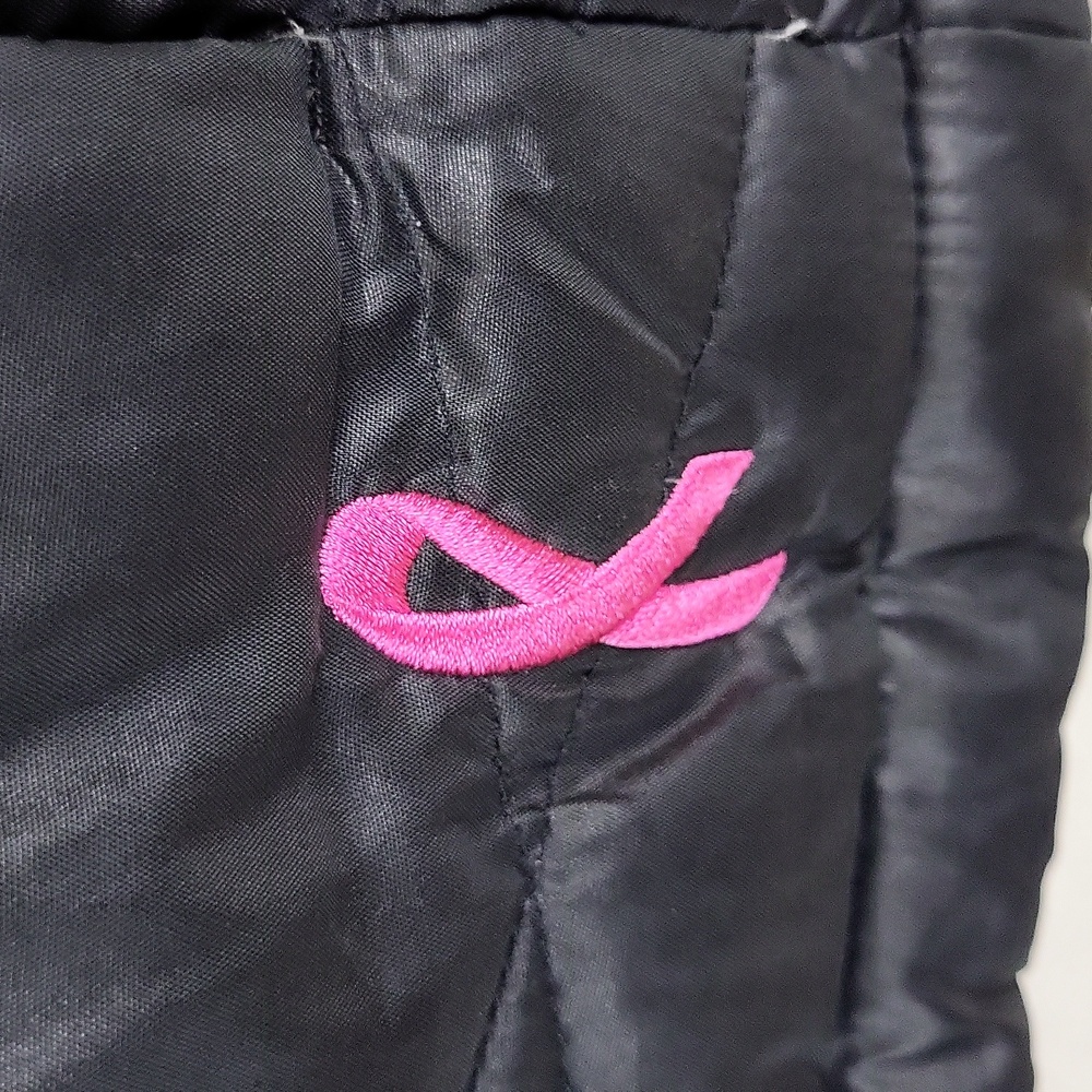 Women's The North Face Breast Cancer Awareness Puffer Down Vest Size Large - Picture 3 of 7